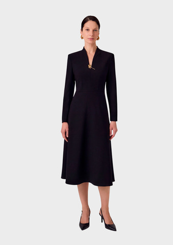 Платье с брошью Pompa