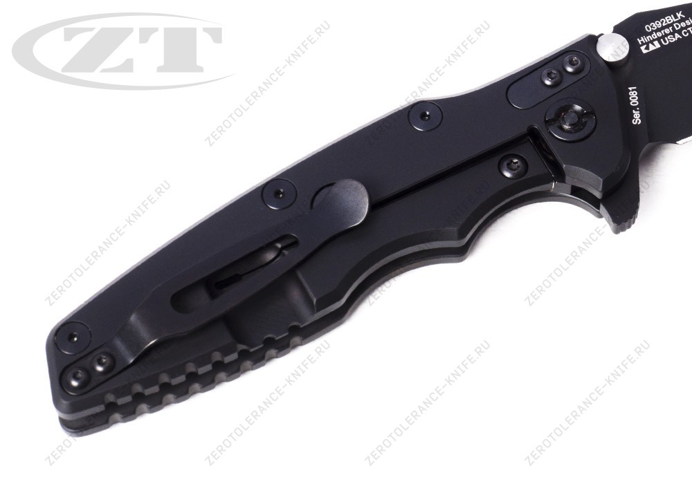 Нож Zero Tolerance 0392BLK Hinderer - фотография 