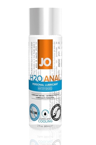 Любрикант охлаждающий на водной основе / JO Anal H2O Cool 2oz - 60мл.