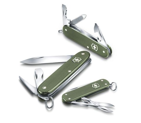 Нож складной Victorinox Pioneer Alox LE 2017, 91 mm Olive Green (0.8201.L17)