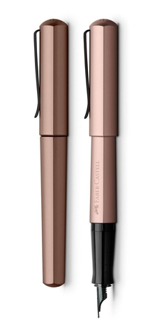 Ручка перьевая Faber-Castell Hexo Bronze, F  (150581)