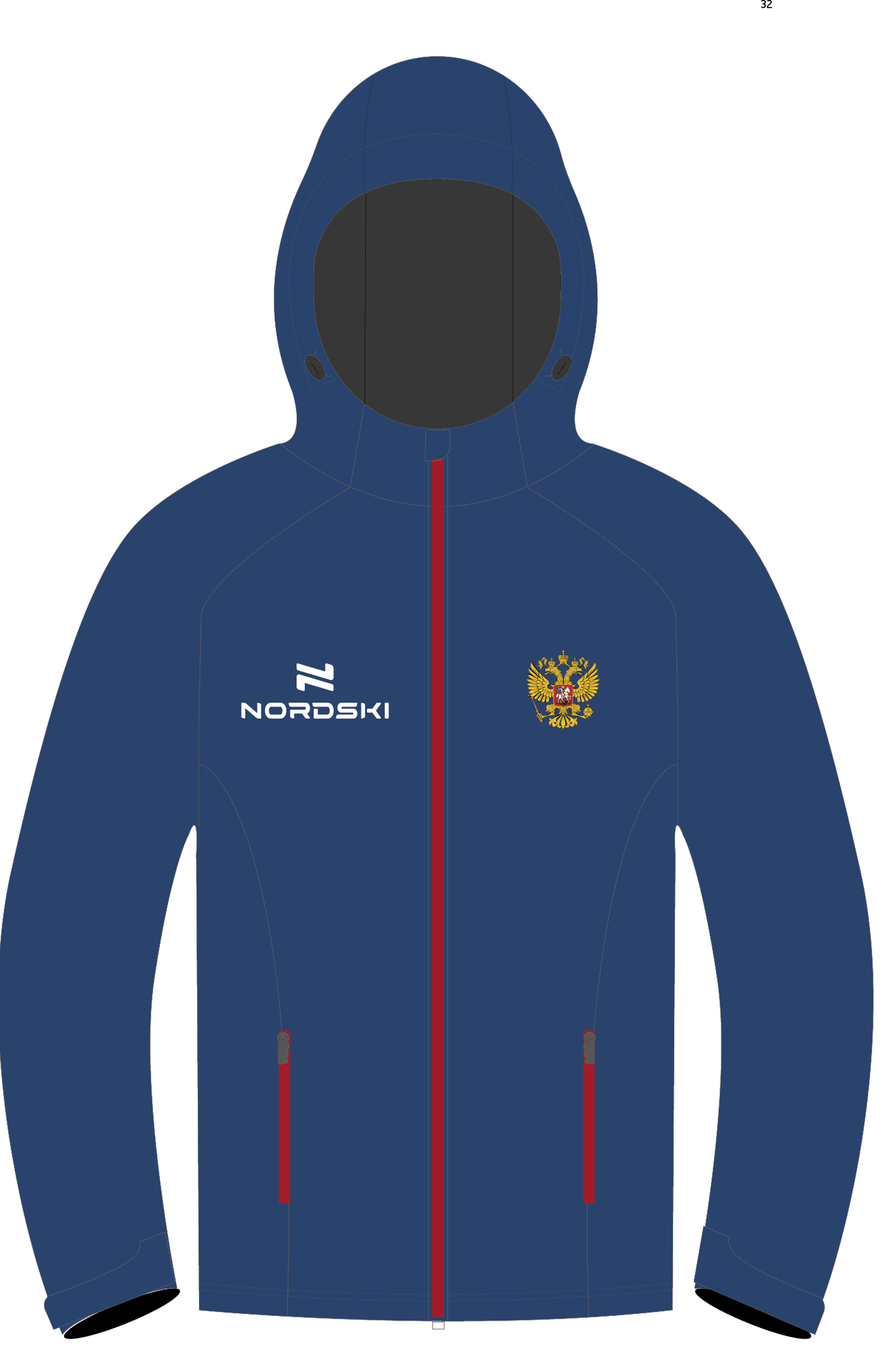 Nordski Light Patriot утепленная ветрозащитная куртка женская - 6