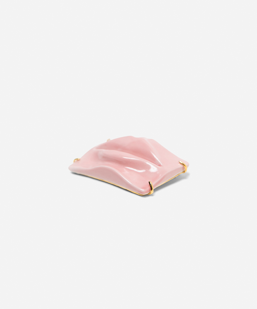 Брошь MOUTH BIG PINK