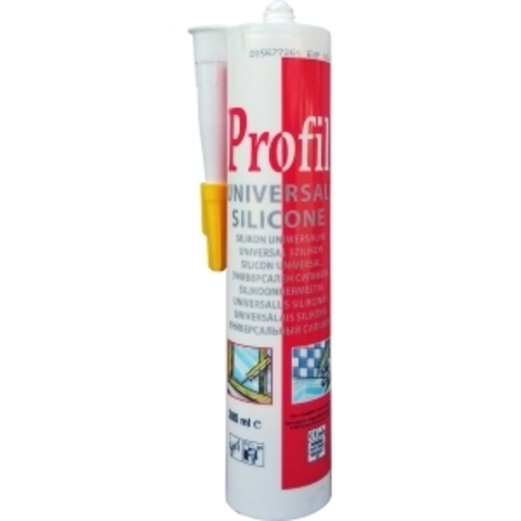 Profil Soudal герметик силиконовый, 280 мл, белый