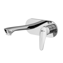 Lemark LM0426C Встраиваемый смеситель для раковины, настенный, длина излива 19 см, латунь/хром фото