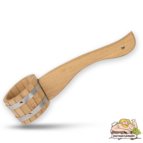 Ковш для бани дубовый