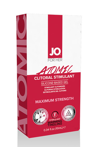 Гель для женщин на силиконовй основе / JO Atomic CLITORAL GEL - 10мл.