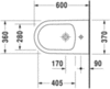 Duravit ME by Starck 2289100000 Биде напольное