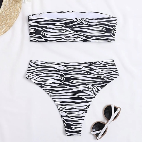Купальник бандо BANDO ZEBRA