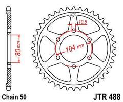 Звезда ведомая JTR488 44