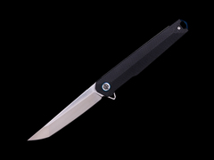 Фото Складной нож Dr.Tech W3395B, сталь D2, рукоять G10, черный