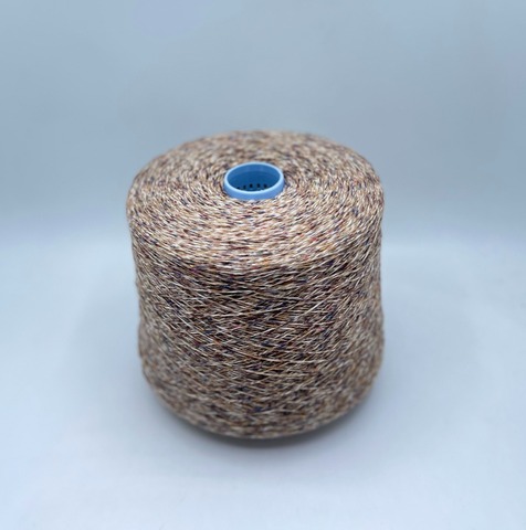 Бобинная пряжа (пр.Италия),art-4364 2/15 750м/100гр. 8% Хлопок, 75% Меринос, 17% Полиамид, цвет-Мозаика(320/314.320), арт.35060