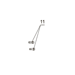 Запчасть №11 для PAG311BWT. Винт М6х18