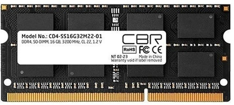 SODIMM DDR4 16GB CBR CD4-SS16G32M22-01-AIO