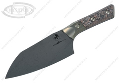 Нож Microtech Kitchen Santoku Bolster DLC 3200B-1DLCLWCFS 
