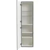 BelBagno DUE-1500-2A-SC-GM-P DUE Шкаф подвесной с двумя распашными дверцами с доводчиками, с двумя полками, универсальный ,Оружейная сталь, 400x300x1500