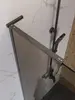 BelBagno UNO-L-1-TB-100-BR-GM Душевая перегородка универсальная с односторонним входом, стекло бронза, профиль Оружейная сталь, 1000x2000 мм