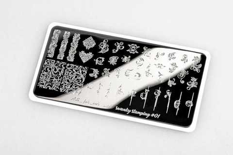 Пластина Arti for you with Swanky Stamping 01