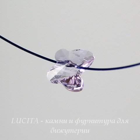 5754 Бусина в виде бабочки Сваровски Violet 8 мм