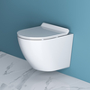 BelBagno Sfera-R BB046CHR/BB2111SC Унитаз подвесной безободковый, цвет: белый