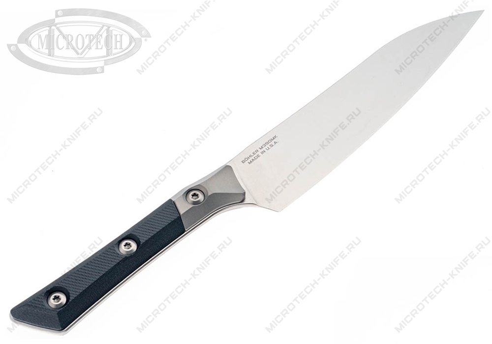 Нож Microtech Kitchen Utility 3400B-10BK Bolster