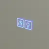 Cezares CZR-SPC-INT-800-900-LED-TCH-WARM-BORO INTERNI Интерьерное зеркало с контурной подсветкой, сенсорным выключателем и подогревом, 12V, 800x900, Браширова