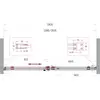 BelBagno SOFT_CLOSE-2-BF-1-130-C-GM Душевая дверь