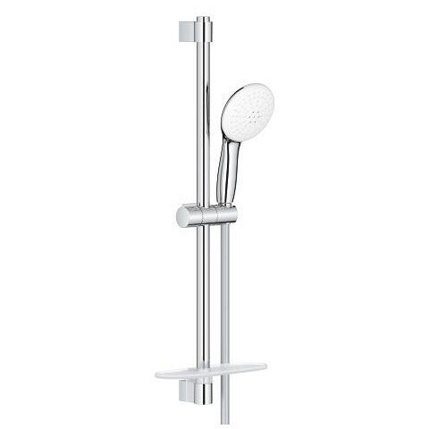 GROHE Tempesta 27926003 Душевой гарнитур, лейка 2 режима, штанга 600 мм, 13,5 л/мин, с полочкой