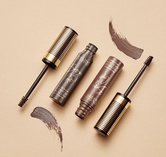 EVELINE BROW&GO! Тушь стойкая для бровей с микрофиброй 03 SOFT BROWN 6мл