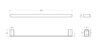 Cezares Stylus STYLUS-TH-60-01 Полотенцедержатель, цвет: хром