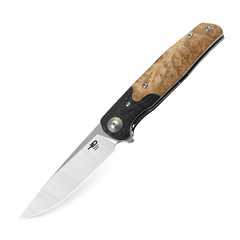 Фото Складной нож Bestech Ascot, сталь 14C28N, рукоять карбон/G10/древесина