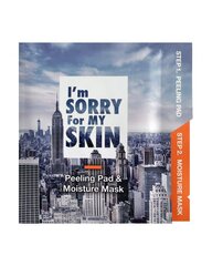 I'm Sorry For My Skin Набор для увлажнения кожи лица - Peeling and moisture mask, 22мл, шт