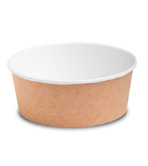 OSQ Упаковка Round Bowl крафт 750 БЕЗ КРЫШКИ (1/45/270)