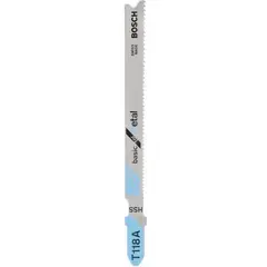 Пилки для лобзика T 118 A Basic for Metal BOSCH 2608638470