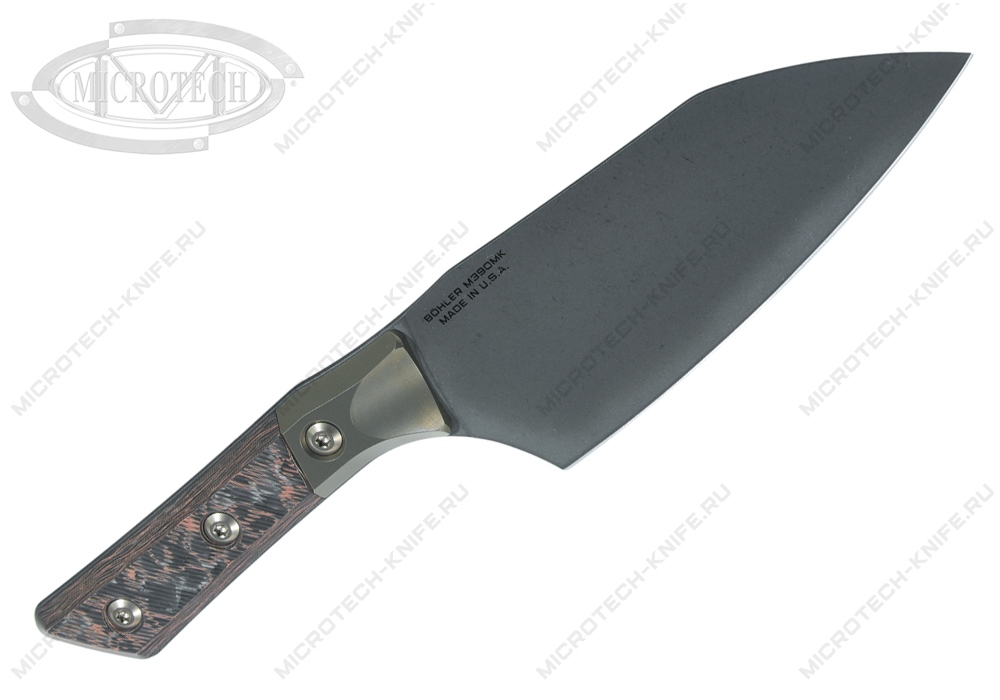 Нож Microtech Kitchen Santoku Bolster DLC 3200B-1DLCLWCFS