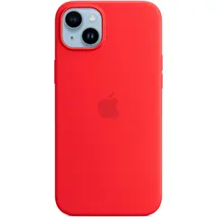 Силиконовый чехол с поддержкой MagSafe Apple Silicone Case для iPhone 14 Plus, Red (Красный)