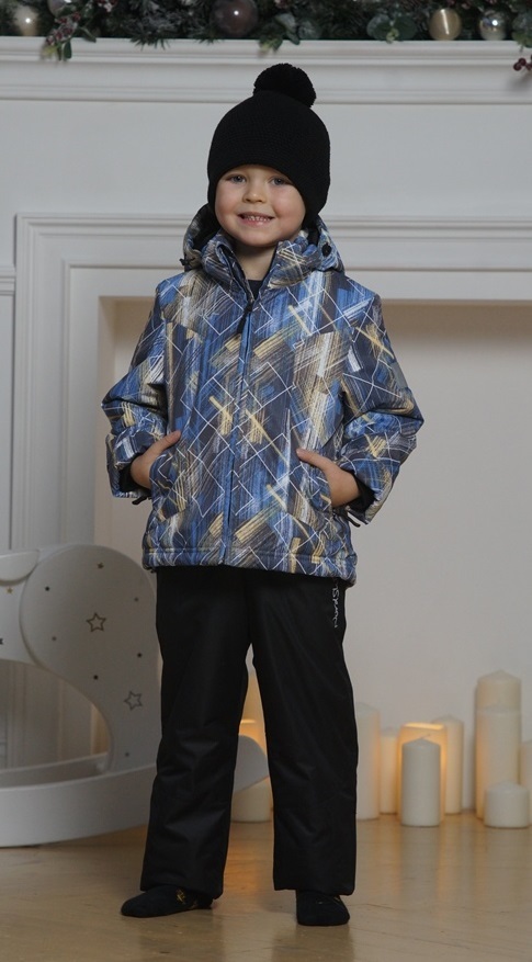 Nordski Kids City детский теплый лыжный костюм синий-желтый