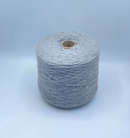 Бобинная пряжа (пр.Италия), art.Cotone, 350м/100 гр. 100%Хлопок, цвет-Серый меланж , арт.34837