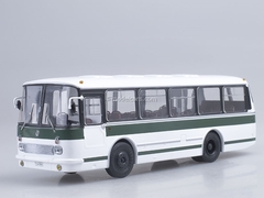 LAZ-695R white-green Soviet Bus (SOVA) 1:43