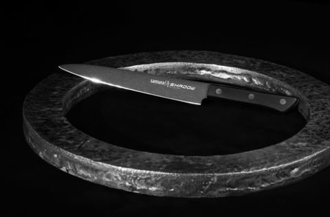 Нож кухонный слайсер 196мм Samura SHADOW SH-0045/K