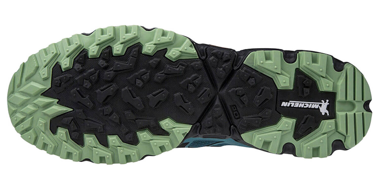 Mizuno Wave Daichi 5 GoreTex беговые кроссовки мужские черные-синие - 2