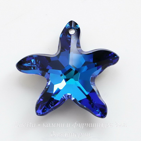 6721 Подвеска Сваровски Морская Звезда Crystal Bermuda Blue (16 мм)