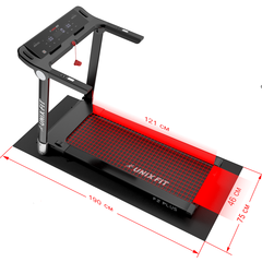 Беговая дорожка UNIXFIT Hi-tech F2 PLUS Dark Storm