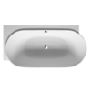 Duravit Luv 700431000000000 Ванна из минерального литья 1850x950мм,угол слева,с панелью и ножками, Ванна из минерального литья 1850x950мм, цвет белый