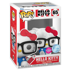 Funko POP! Hello Kitty: Hello Kitty Nerd (Flocked Exc) (65)