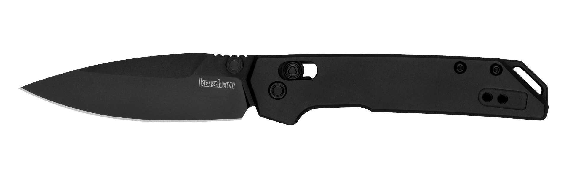 Складной нож Kershaw Mini Iridium, сталь D2, рукоять алюминий, черный