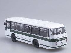 LAZ-695R white-green Soviet Bus (SOVA) 1:43