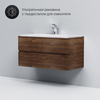 Am.Pm M30FHX1002NF Sensation. База под раковину. подвесная. 100 см. ящики. орех. текстурированная. шт