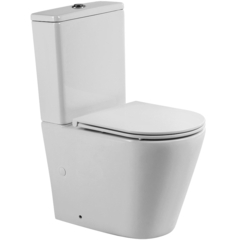 BelBagno Flay-Tor BB2149CP-TOR/BB2149T/BB870SC Унитаз-компакт безободковый, цвет: белый фото