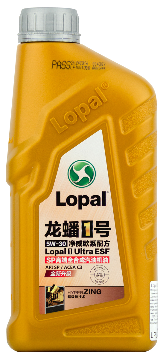Моторное масло Lopal 1 Ultra ESF SP 5W30 синтетическое 1л